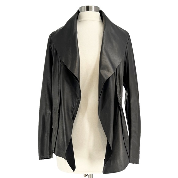 GIMO'S Women's Lightweight Leather Jacket EU 46 - Picture 5 of 12